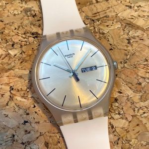 Swatch Watch (OS) - Silicone Pink Blush